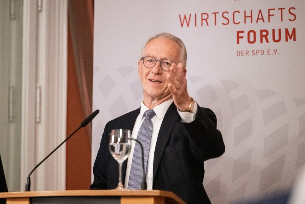 Dr. Werner Schnappauf, Vorsitzender des Rats für Nachhaltige Entwicklung