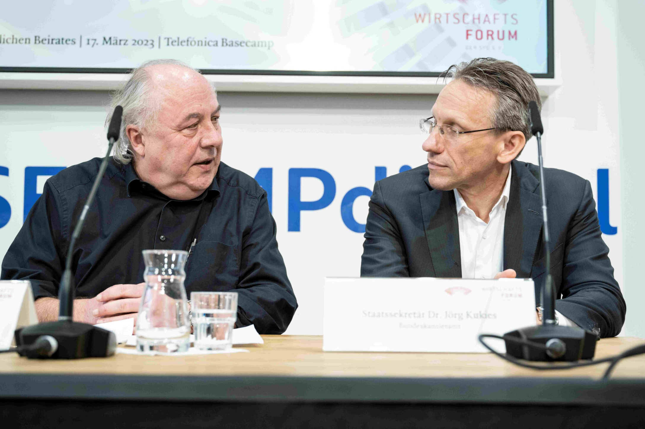 Matthias Machnig und Staatssekretär Dr. Jörg Kukies